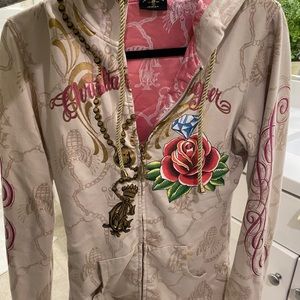 Christian Audigier silk jacket